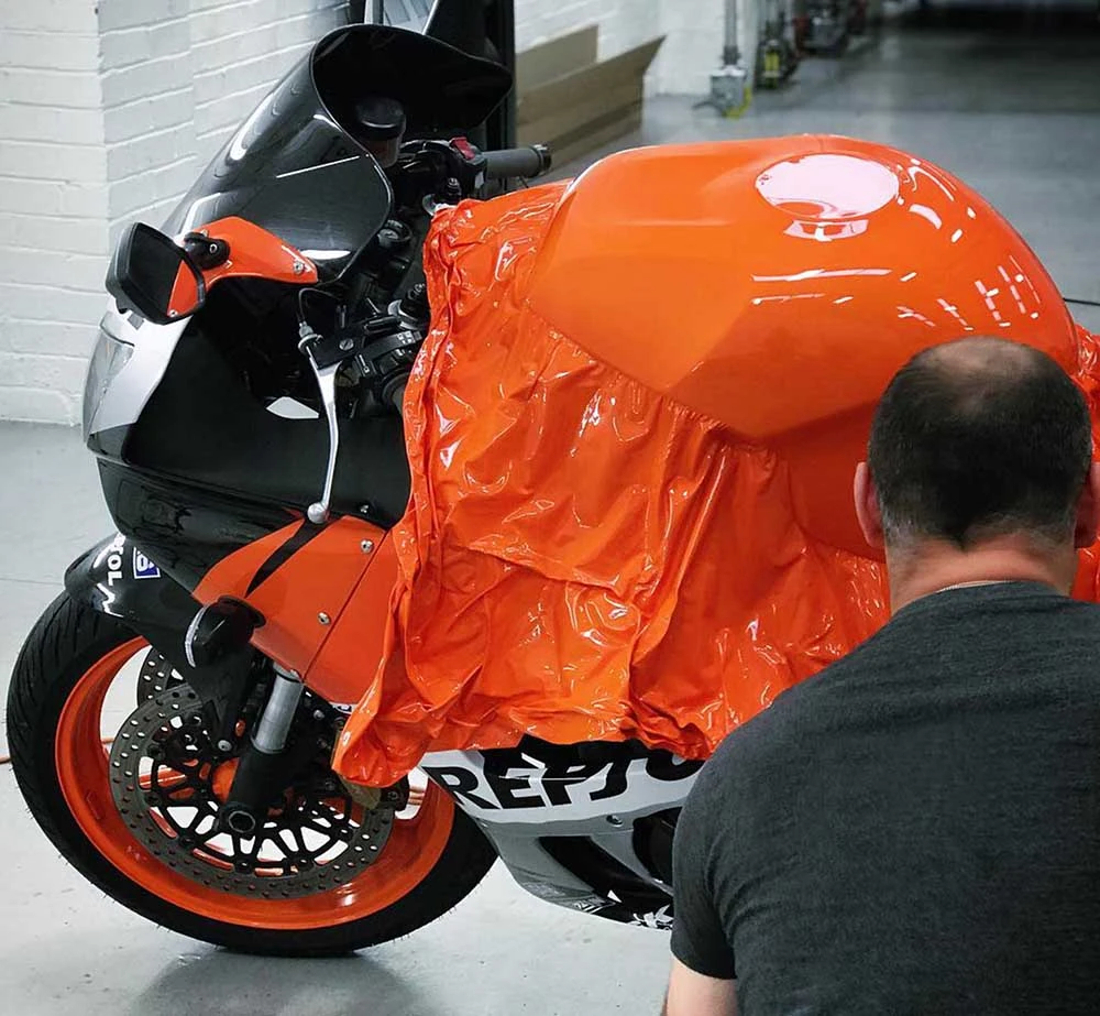 What is motorcycle wrapping